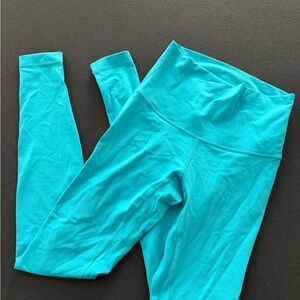 Lululemon Athletica Turquoise Leggings